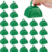 PATIKIL 24pcs Cow Bells for Football Games, 3inch Cowbells for Sporting Events Bulk Loud Noise Makers Metal Cow Bell wit