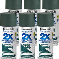 Rust-Oleum Painter's Touch 2X Ultra Cover Spray Paint, Satin Deep Forest