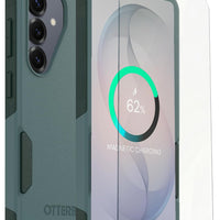 OtterBox Galaxy S26 Bundle: Commuter Case & Screen Protector - Green
