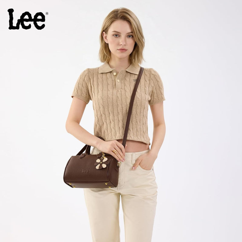 Montana West Lee Satchel Purses for Women, Small Top Handle Handbag, Convertible Crossbody Satchel
