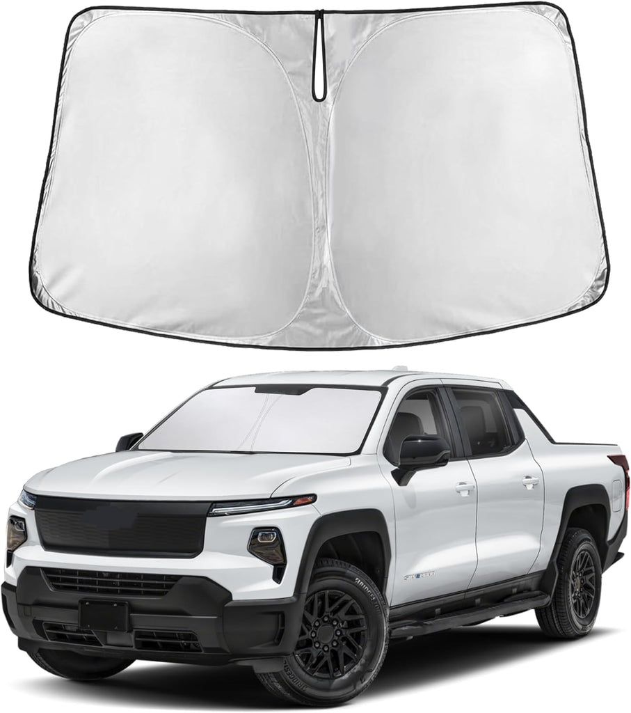 EcoNour Windshield Sunshade for Chevy Silverado EV/GMC Sierra EV 2024-2026