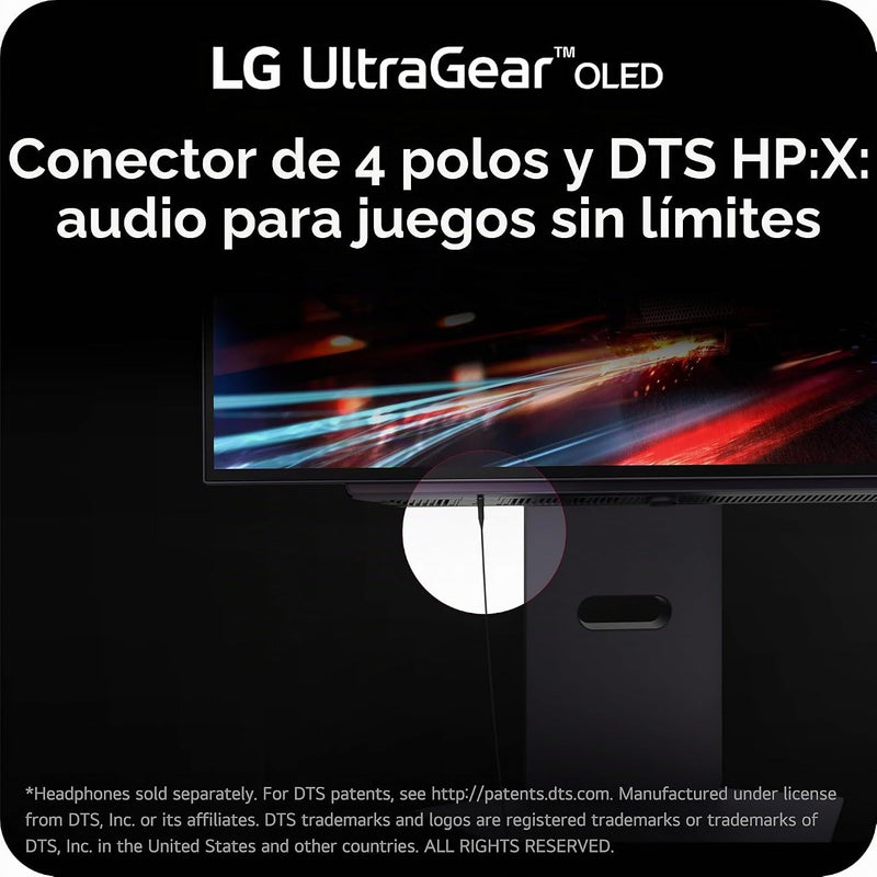 LG 27GX700A-B 27-inch Ultragear QHD (2560 x 1440) OLED Gaming Monitor, 280Hz, 0.03ms, NVIDIA G-Sync, AMD FreeSync Premium Pro, VESA DisplayHDR TrueBlack500, with up to DCI-P3 99.5%, HDMI 2.1, Black