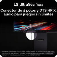 LG 27GX700A-B 27-inch Ultragear QHD (2560 x 1440) OLED Gaming Monitor, 280Hz, 0.03ms, NVIDIA G-Sync, AMD FreeSync Premium Pro, VESA DisplayHDR TrueBlack500, with up to DCI-P3 99.5%, HDMI 2.1, Black