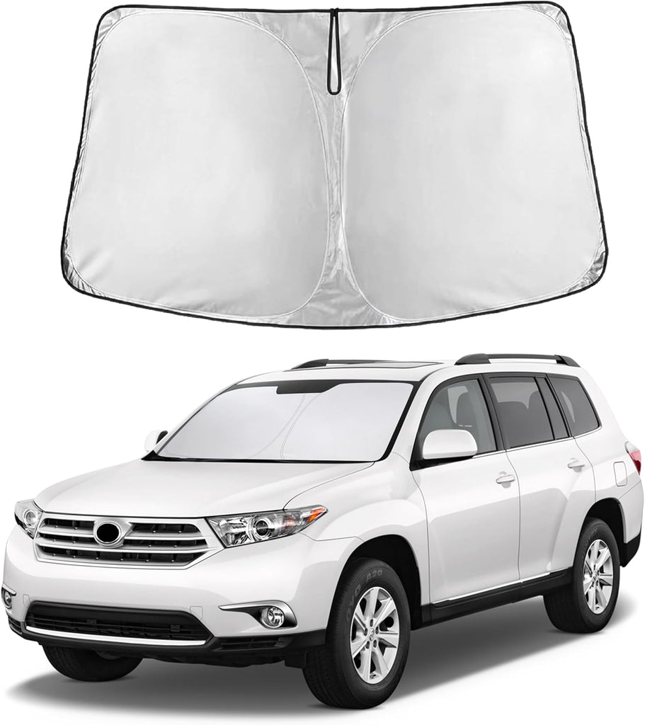 EcoNour Windshield Sunshade Compatible for Toyota Highlander 2008-2012 2013
