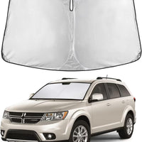 EcoNour Windshield Sunshade Compatible for Dodge Journey 2009-2019 2020