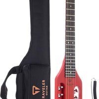 Traveler Guitar Ultra-Light Acoustic Acoustic-Electric Guitar, Vintage Red