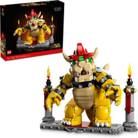 LEGO Super Mario The Mighty Bowser 71411, King of Koopas 3D Model Building Kit, Collectible Posable Character Figure with Battle Platform, Memorabilia Gift Idea for Adults and Fans of Super Mario Bros