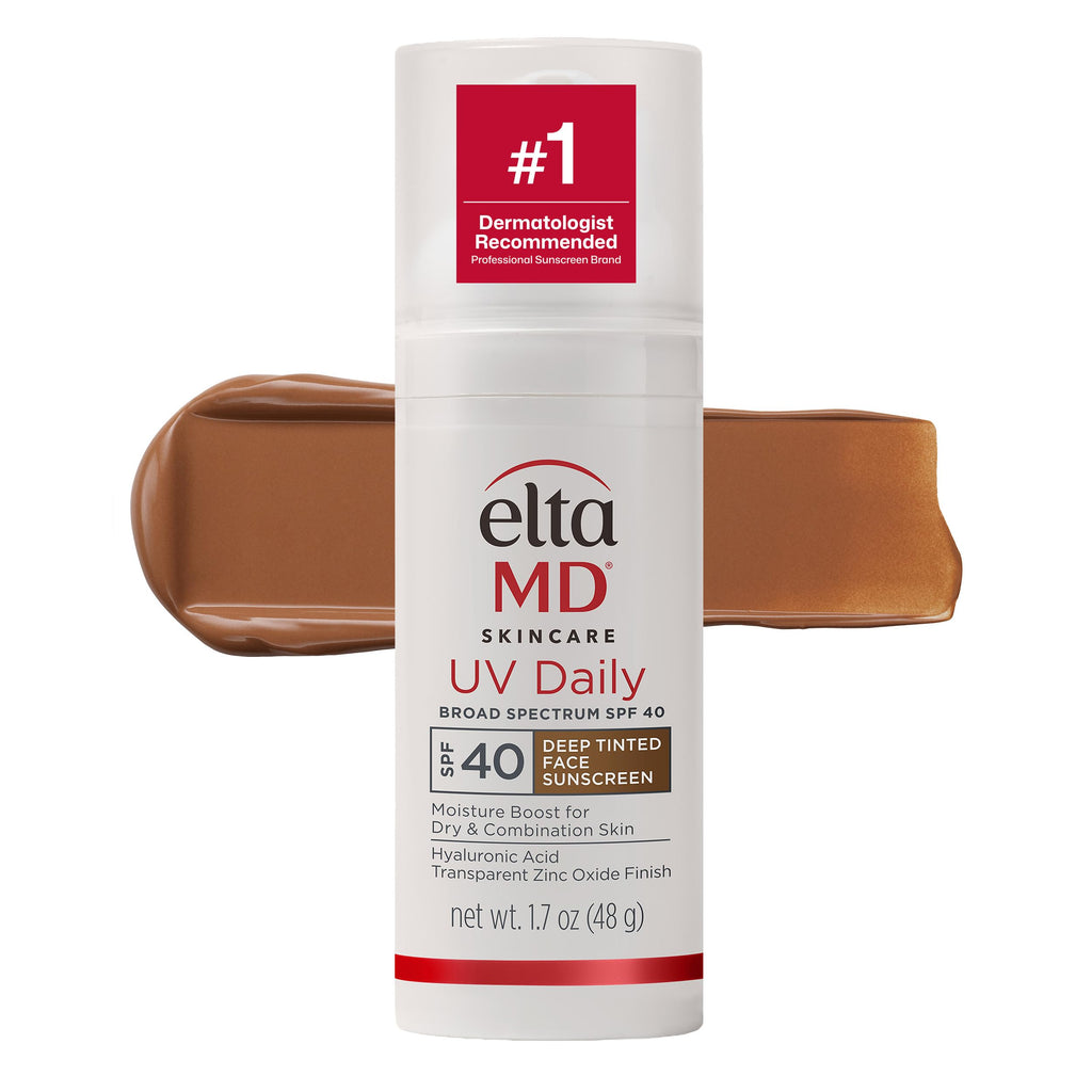 EltaMD UV Daily Deep Tinted Face Sunscreen Moisturizer, SPF 40, 1.7 oz