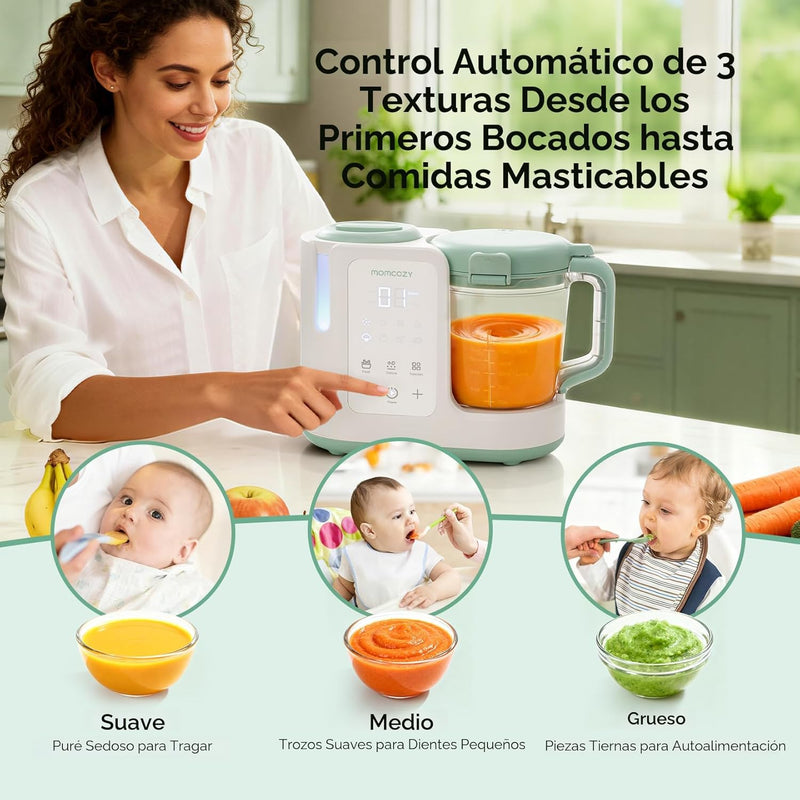 Momcozy AutoMeal Procesador de Alimentos para Bebés