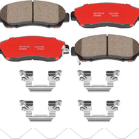 HECHENQICHE D1521 Front Ceramic Brake Pads Kit Fit For Honda Accord Crosstour 2011, For Crosstour 2012-2015, For CR-V 20