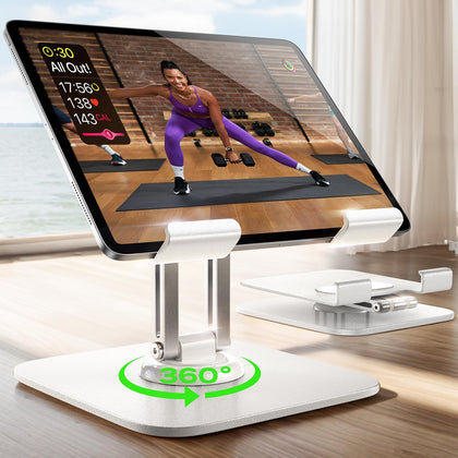 Soporte Ajustable LISEN para iPad y Tablet - Blanco
