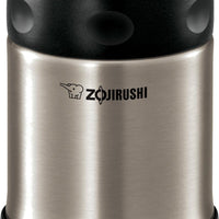 Zojirushi Steel Food Jar, Small, 12-Ounce Black Stainless