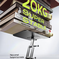 Soporte Ajustable LISEN para iPad y Tablet - Negro