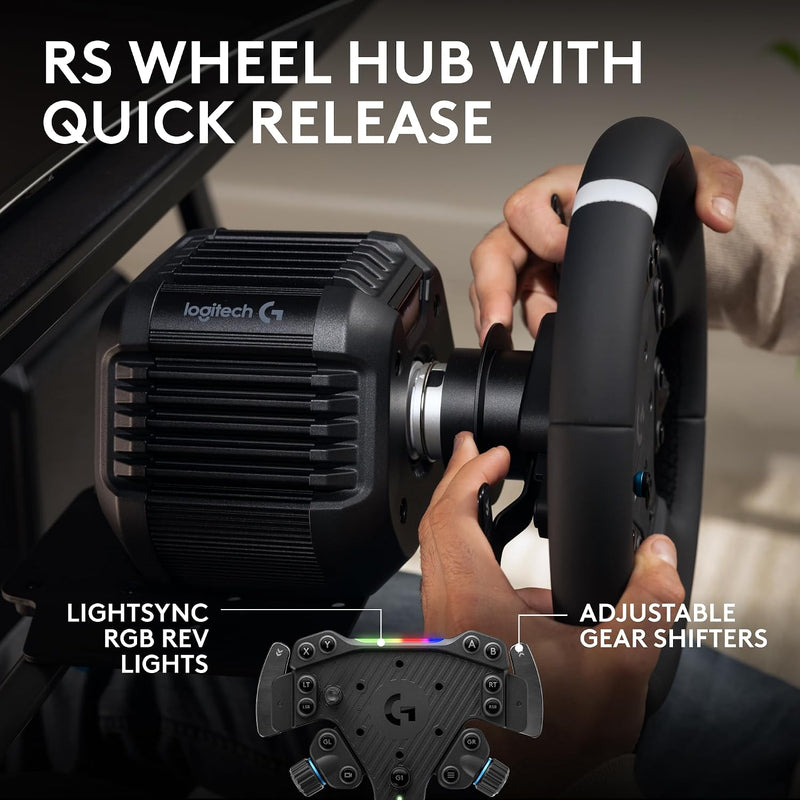 Logitech G RS50 - Volante, Hub y Base para Xbox/PC