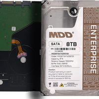 MDD MDD8TSATA25672E 8TB 7200RPM 256MB Cache SATA 6.0Gb/s 3.5-inch Enterprise Hard Drive (Renewed)
