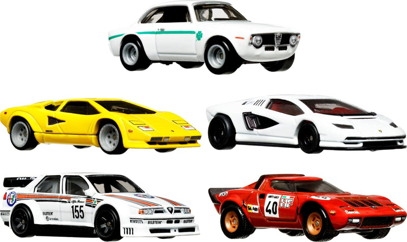 Hot Wheels Premium Car Culture Che Figata - Set de 5 Autos 1:64