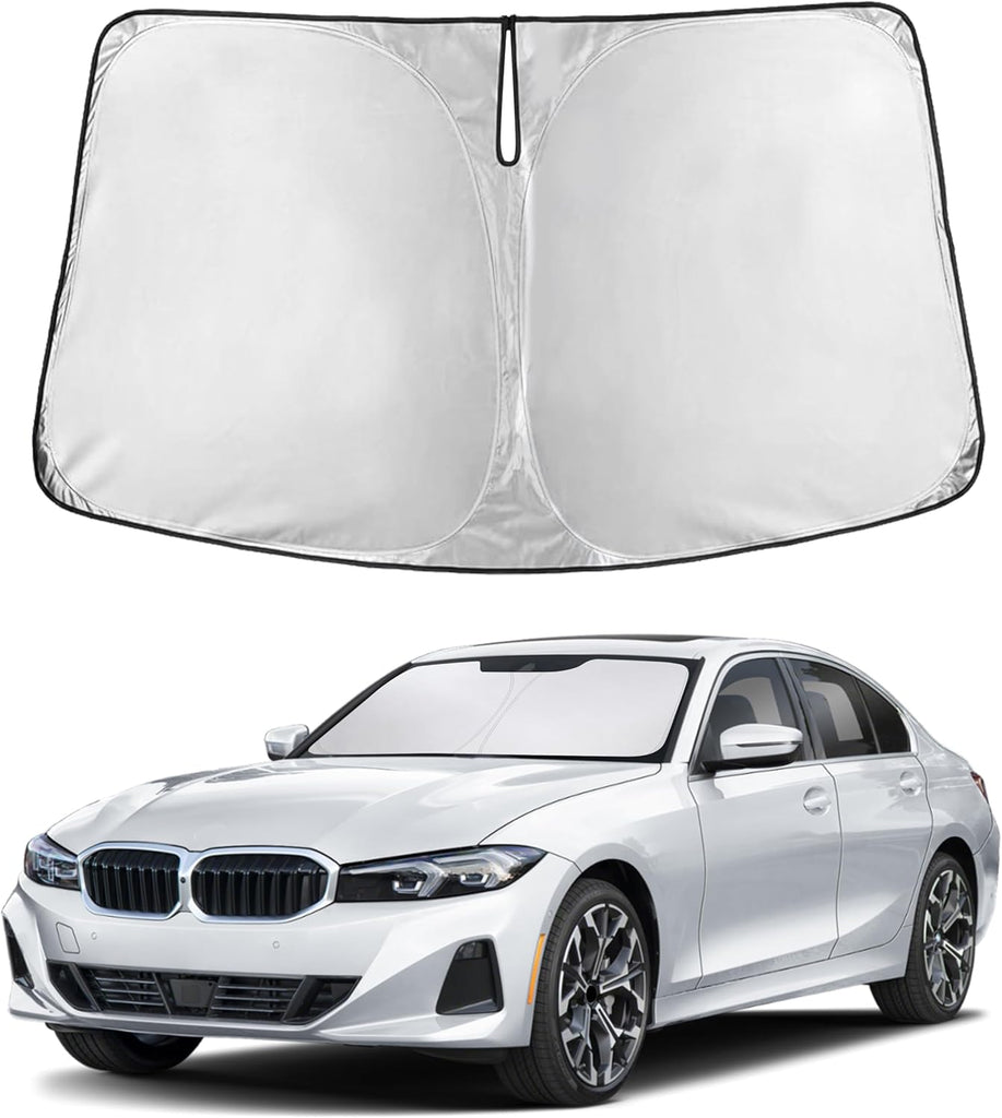 EcoNour Windshield Sunshade Compatible for BMW 3 Series 2019-2024 2025 2026