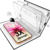 ruwa Screen Protector for iPhone 15 Plus/16 Plus 6.7-inch [2-Pack] HD Tempered Glass with Bubble&Dust Free Box, 9H Hardn