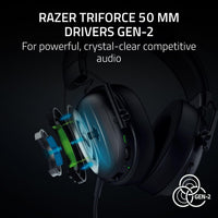 Razer BlackShark V3 X HyperSpeed Wireless PC Gaming Headset, Black