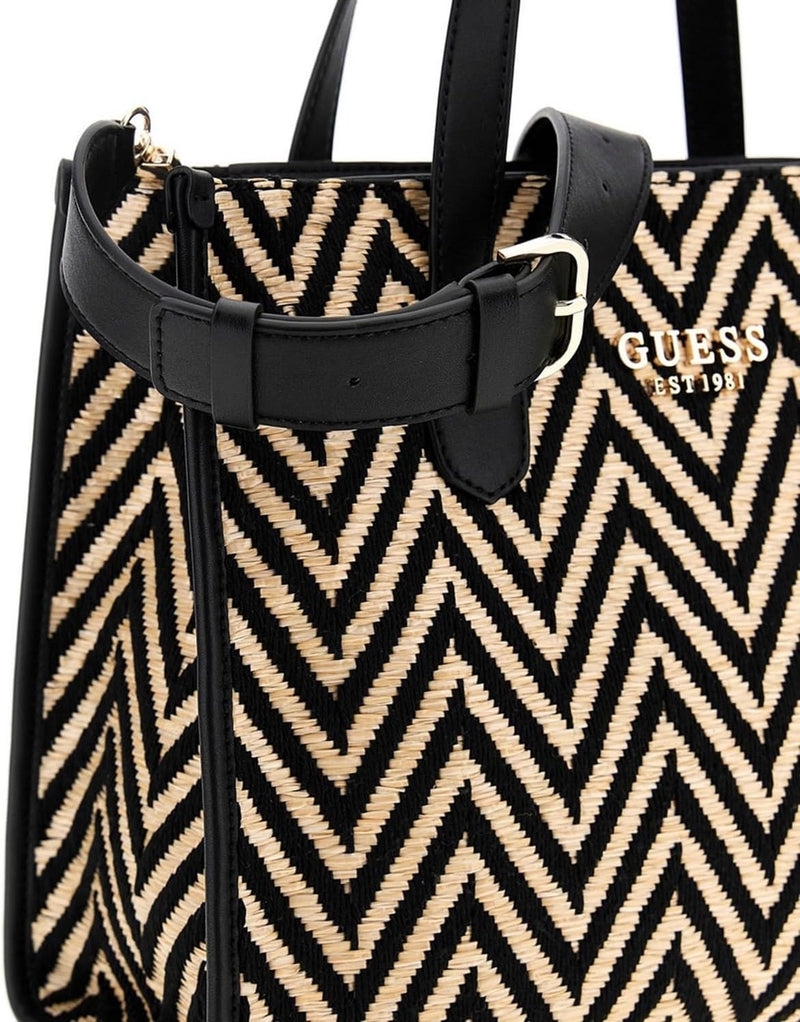GUESS Silvana Chevron Tote