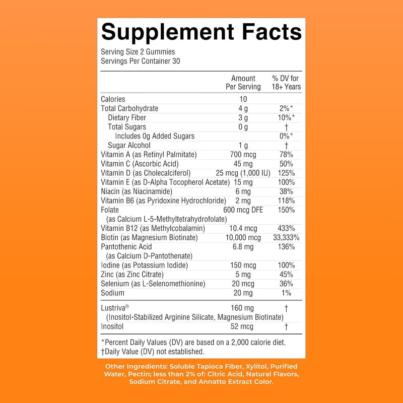 MARYRUTH'S Multivitamínico + Gomitas para el crecimiento del cabello