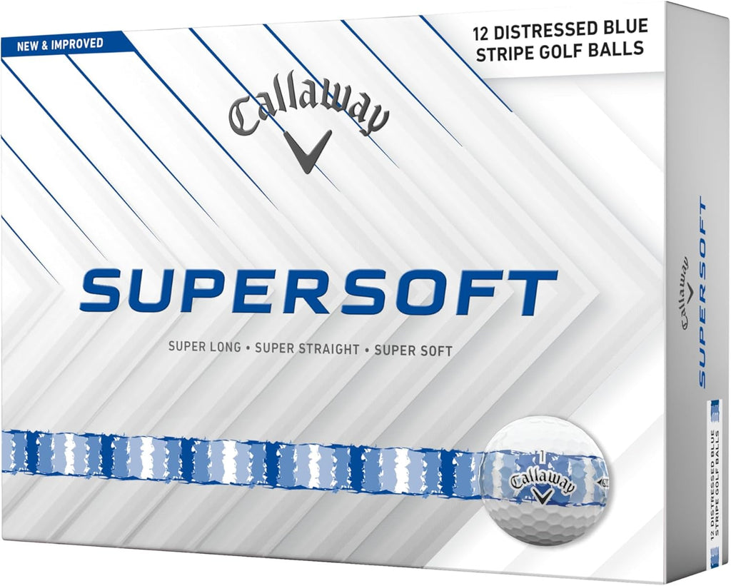 Callaway BL CG Supersoft 25 DIST STRP Blue 12B PK