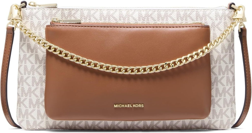Michael Kors Jet Set Medium Pocket Convertible Crossbody Bag