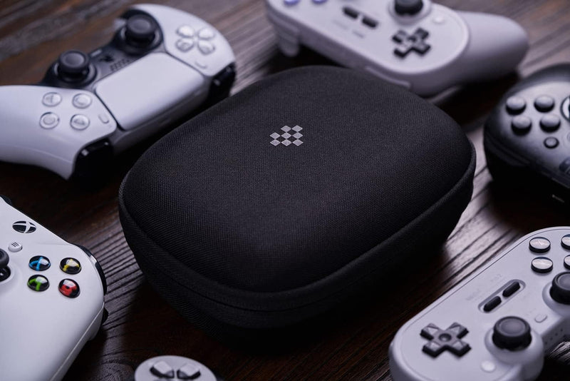 8Bitdo Pro 2 Wireless Bluetooth Controller with Travel Case, Hall Effect Joystick Update, Retro Gamepad for Switch/Switch 2, PC, Android, and Steam Deck & Apple (Gray Edition)