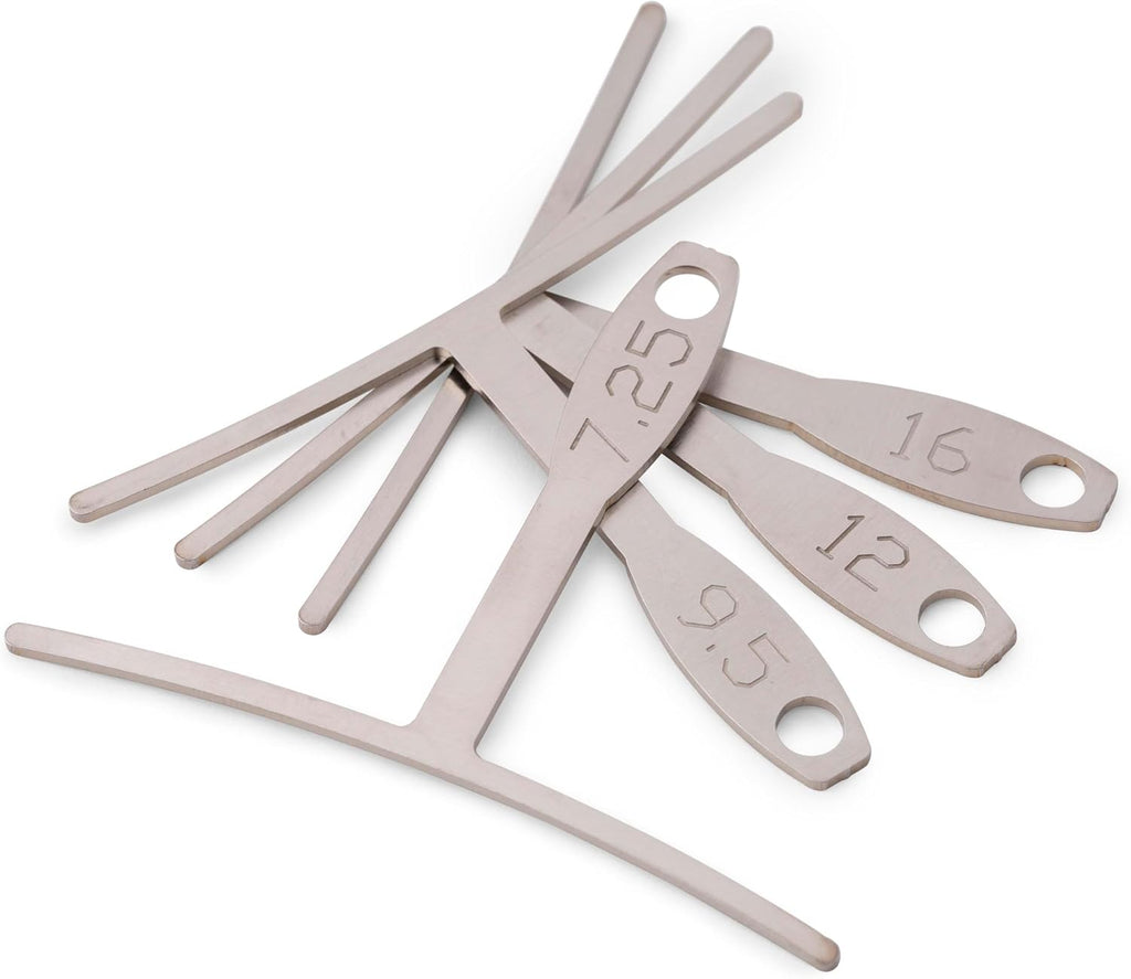 StewMac Guitar Understring Radius Gauge Set, 4-Piece Standard