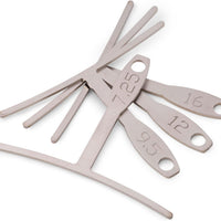 StewMac Guitar Understring Radius Gauge Set, 4-Piece Standard