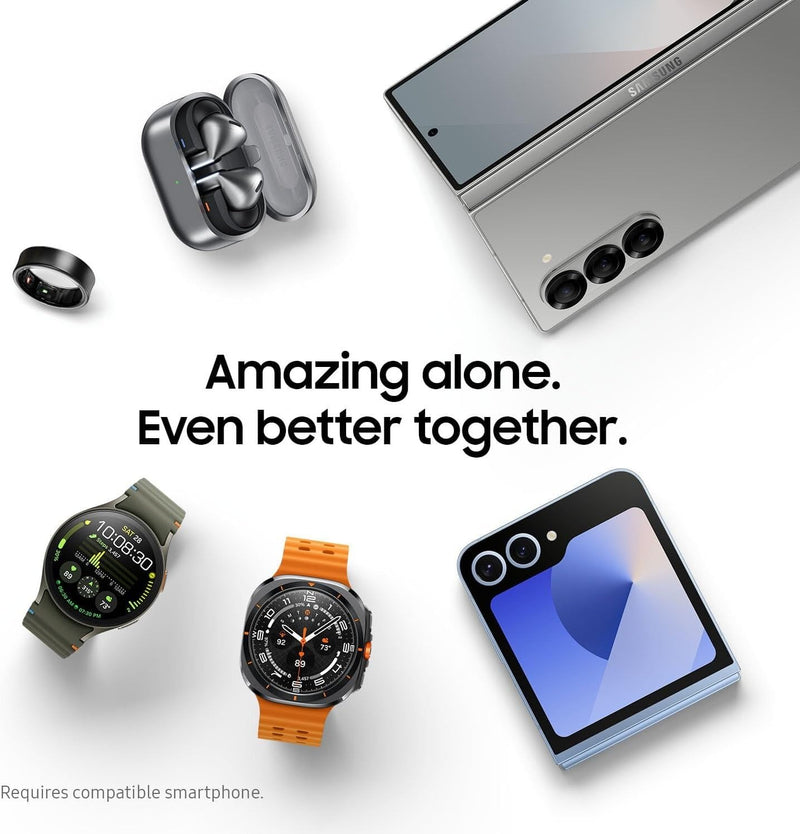 SAMSUNG Galaxy Ring, AI Smart Ring, Size First w/Sizing Kit, No App Subscription, Fitness Monitor, Sleep Tracker, Up to 7-Day Battery, Size 5, Titanium Black [US Version, 1Yr Manufacturer Warranty]