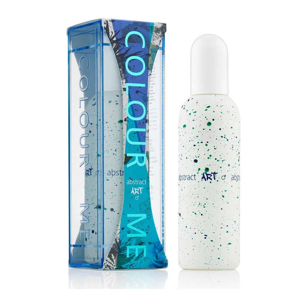 Milton-Lloyd Colour Me Abstract Art - Eau de Parfum - Long Lasting Perfume for Men - Patchouli, Sandalwood Cologne for Men - Woody Fragrances - 3 oz