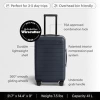 Away Carry-On Luggage - 22-Inch Lightweight Hardside Suitcase