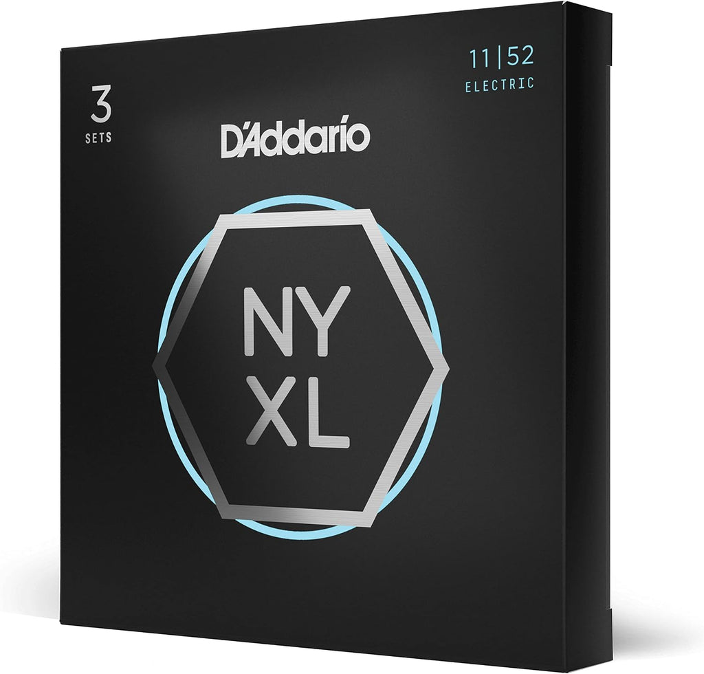 D'Addario NYXL1152-3P Electric Guitar Strings, 11-52, 3 Sets