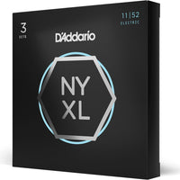 D'Addario NYXL1152-3P Electric Guitar Strings, 11-52, 3 Sets