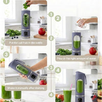 Lilogi Portable Blender, 500ML Blenders for Smoothies with LED Display