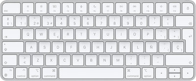 Apple Magic Keyboard: Wireless, Bluetooth, Rechargeable. Works with Mac, iPad, or iPhone; Spanish - White