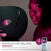 Mascarilla facial LED Shark CryoGlow con enfriamiento ocular, antienvejecimiento y reparación de imperfecciones, USB-C y control remoto