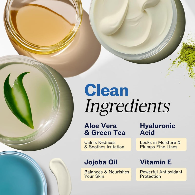 LilyAna Naturals Crema Facial Anti-Edad con Retinol para Mujeres – Crema para Arrugas y Cuello Reafirmante, Humectante de Retinol para Rostro con Ácido Hialurónico, Crema de Noche Hidratante para