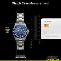 Invicta Mens Watch Stainless Steel 40mm