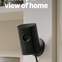 Ring Indoor Cam Plus (newest model), Home or business security, Retinal 2K for crisp, true-to-life video quality, 4x Enhanced Zoom, Low-Light Sight, Black