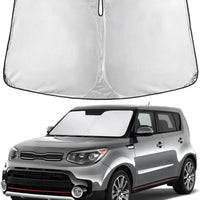 EcoNour Windshield Sunshade Compatible for Kia Soul 2014-2017 2018 2019