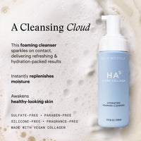 SkinMedica HA5 Hydra Collagen Hydrating Foaming Cleanser with Vegan Collagen, 5 Fl Oz - Hydrating Cleansing Solution for Daily Use - Amino Acid-Based Wash for a Gentle, Non-Irritating, Clean Feeling