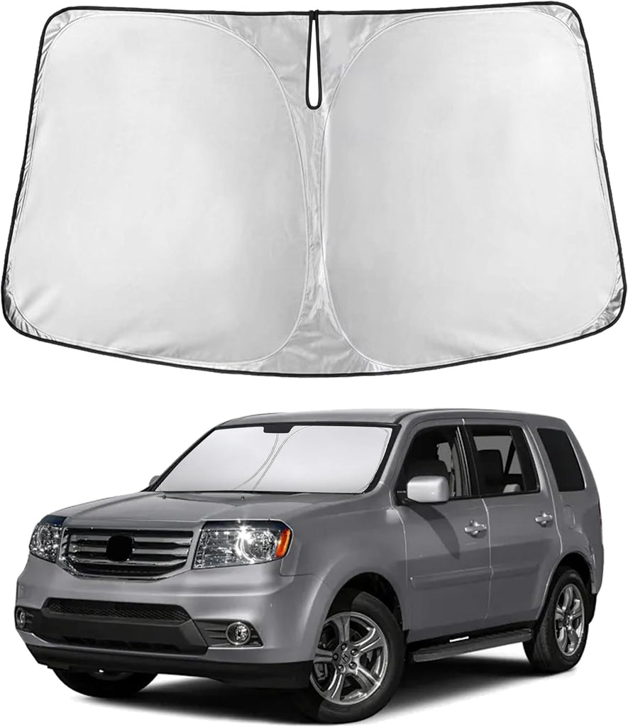 EcoNour Windshield Sunshade Compatible for Honda Pilot 2009-2013 2014 2015
