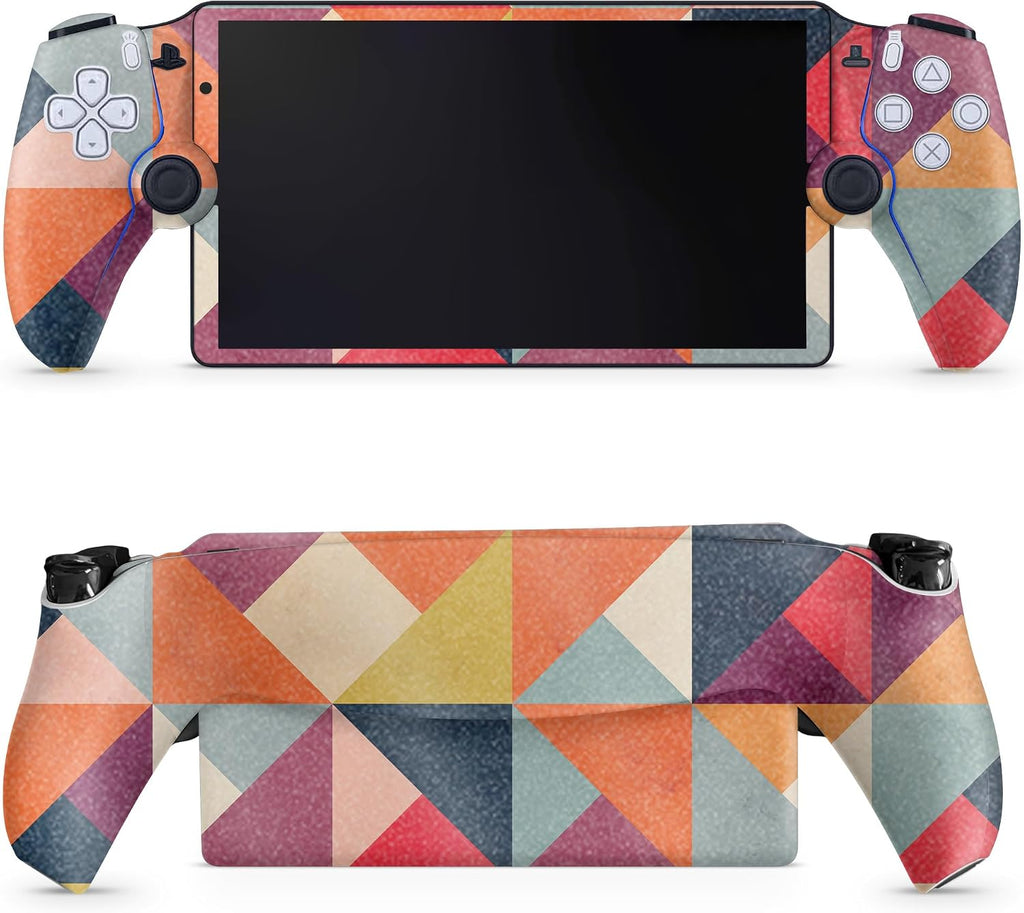 Glossy Glitter Gaming Skin Compatible with PS5 Portal Remote Player - Bright and Happy - Premium 3M Vinyl Protective Wra