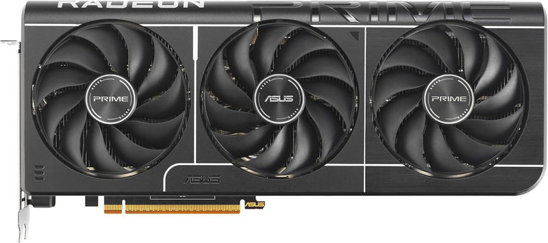 ASUS Prime AMD Radeon RX 9070 XT 16GB GDDR6 OC Edition Graphics Card, AMD (PCIe 5.0, HDMI/DP 2.1, 2.5-Slot Design, Axial-tech Fans, Ball Bearings, Dual BIOS, GPU Guard), 3 Year Warranty