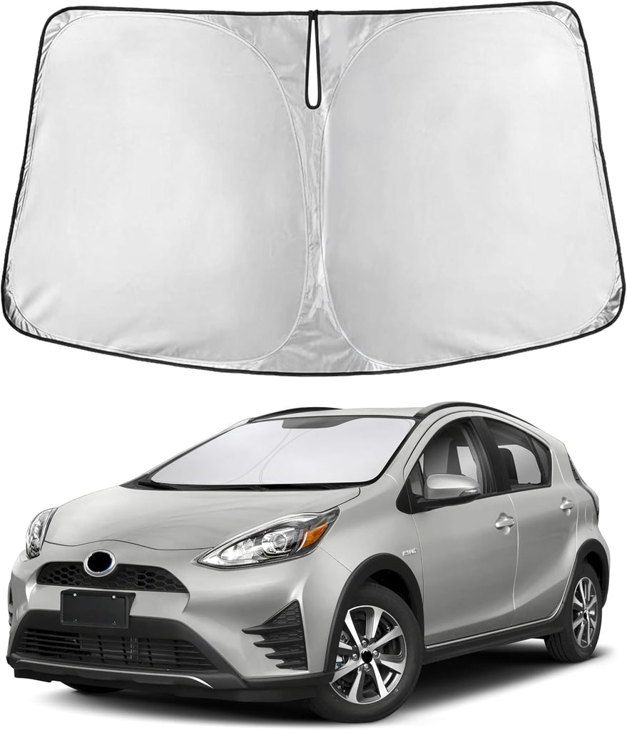 EcoNour Windshield Sunshade Compatible for Toyota Prius C 2012-2018 2019