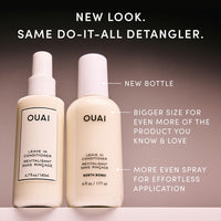 OUAI Acondicionador Sin Enjuague Multifuncional, Protector Termico hasta 450F, Desenredante, Anti-Frizz, Aroma North Bondi, 177ml