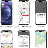 MSEBENT Wallet Tracker Card, Apple MFi Certified