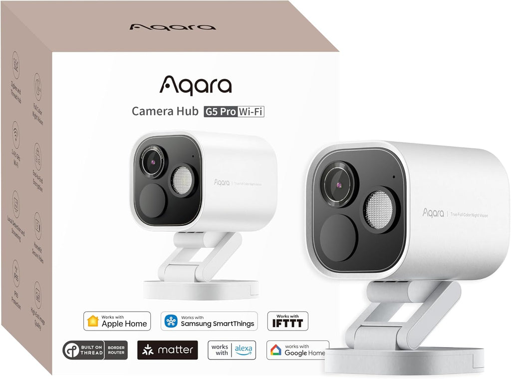 Aqara 4MP Camera Hub G5 Pro WiFi, True Color Night Vision Security Camera